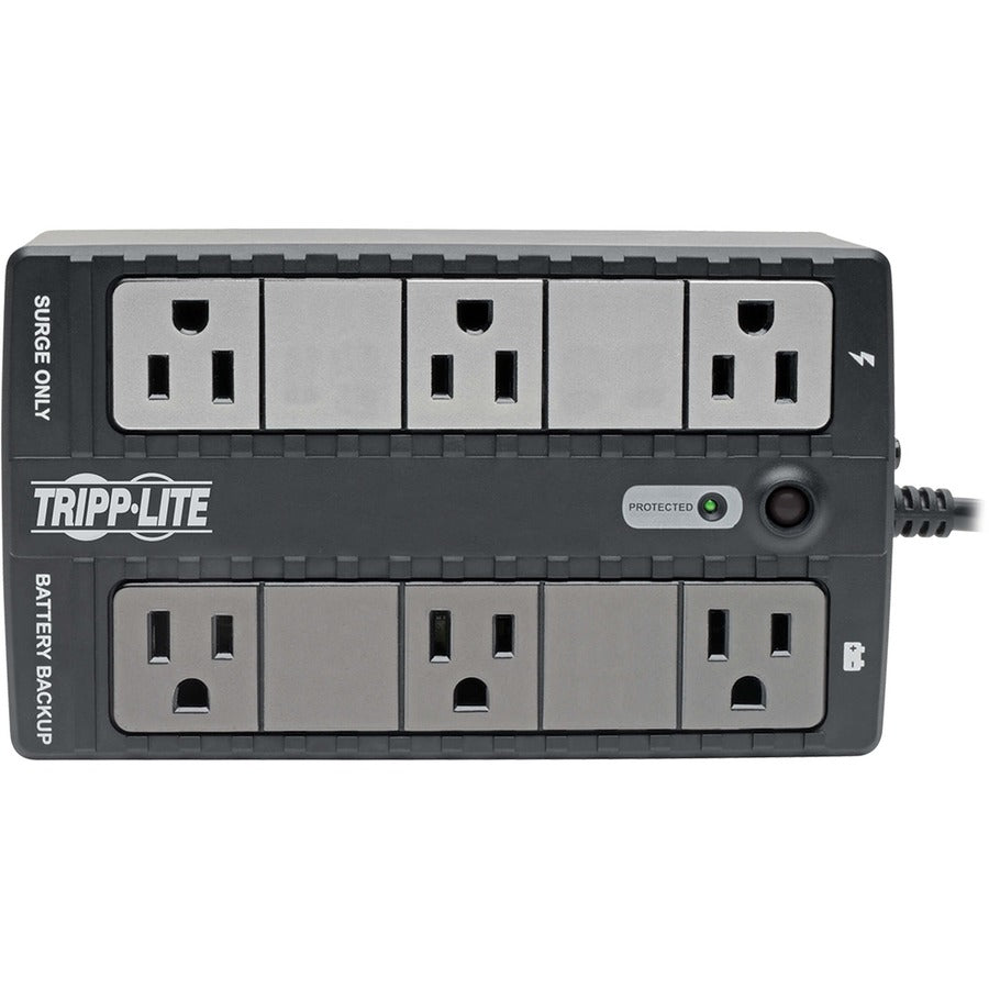 Internet Office Ultra-Compact Desktop Standby UPS, 6 Outlets, 350 VA, 380 J