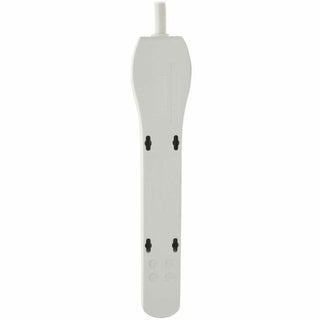 Protect It! Home Computer Surge Protector, 6 AC Outlets, 2 ft Cord, 180 J, Light Gray