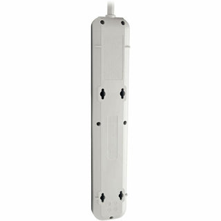 Protect It! Surge Protector, 7 AC Outlets, 6 ft Cord, 1,080 J, Light Gray