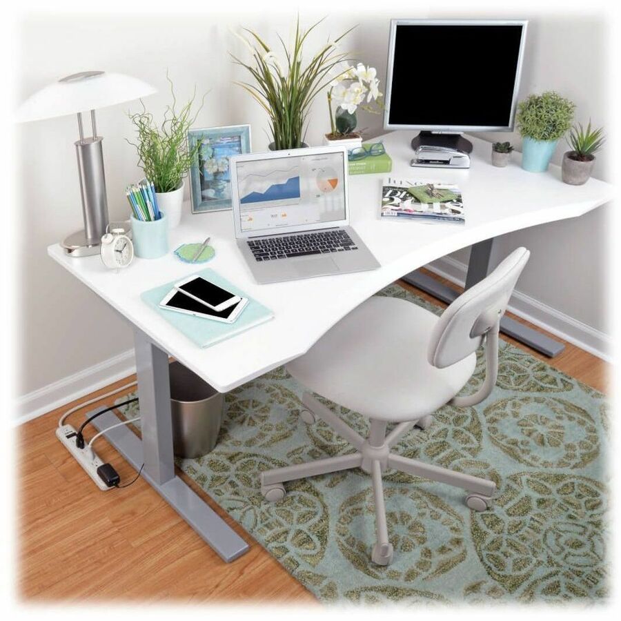 Protect It! Surge Protector, 7 AC Outlets, 6 ft Cord, 1,080 J, Light Gray
