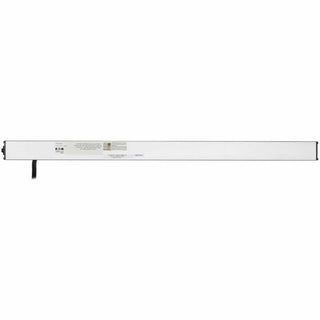 Vertical Power Strip, 8 Outlets, 15 ft Cord, Silver