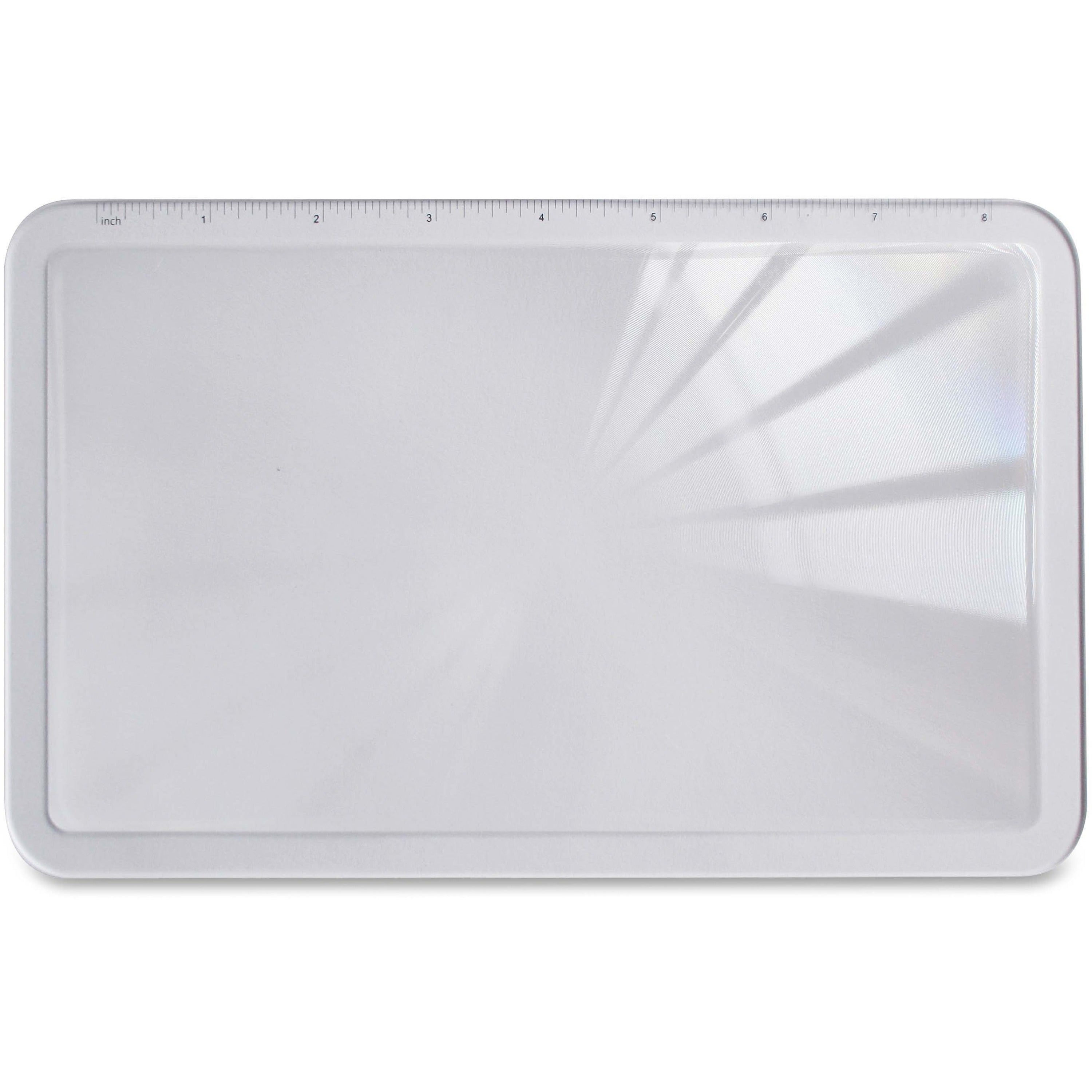 Sparco Handheld Magnifier - Magnifying Area 5" Width x 8.88" Length - Overall Size 9.8" Height x 5.8" Width - Acrylic Lens - 