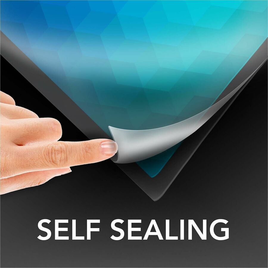 GBC Self Sealing Laminating Pouches - Sheet Size Supported: Wallet-size - Laminating Pouch/Sheet Size: 2.38" Width x 3.88" Length x 8 mil Thickness - Glossy - for Document, Photo - Self-adhesive, Easy Peel, Durable - Clear - 10 / Pack