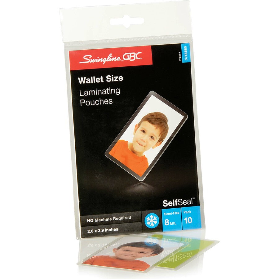 gbc-self-sealing-laminating-pouches-sheet-size-supported-wallet-size-laminating-pouch-sheet-size-238-width-x-388-length-x-8-mil-thickness-glossy-for-document-photo-self-adhesive-easy-peel-durable-clear-10-pack_gbc3745685 - 5