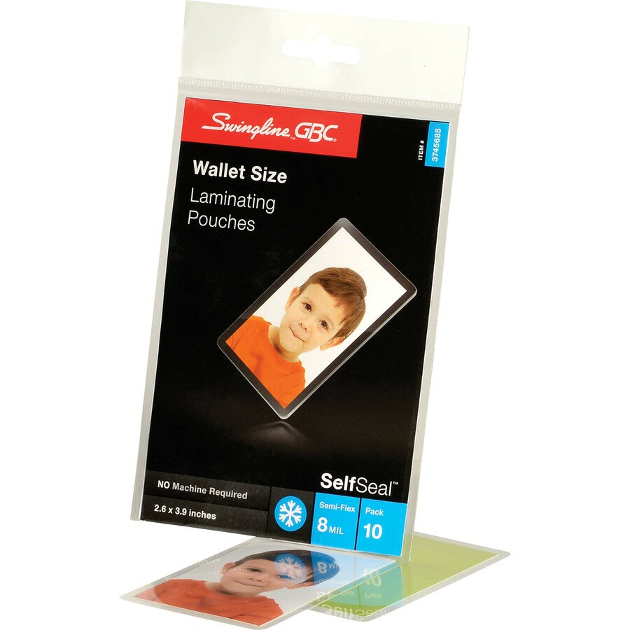 gbc-self-sealing-laminating-pouches-sheet-size-supported-wallet-size-laminating-pouch-sheet-size-238-width-x-388-length-x-8-mil-thickness-glossy-for-document-photo-self-adhesive-easy-peel-durable-clear-10-pack_gbc3745685 - 4