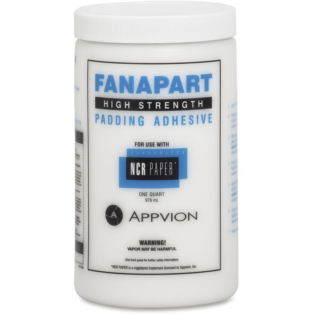NCR Paper Fanapart Padding Adhesive - 1 quart - 1 Each - 
