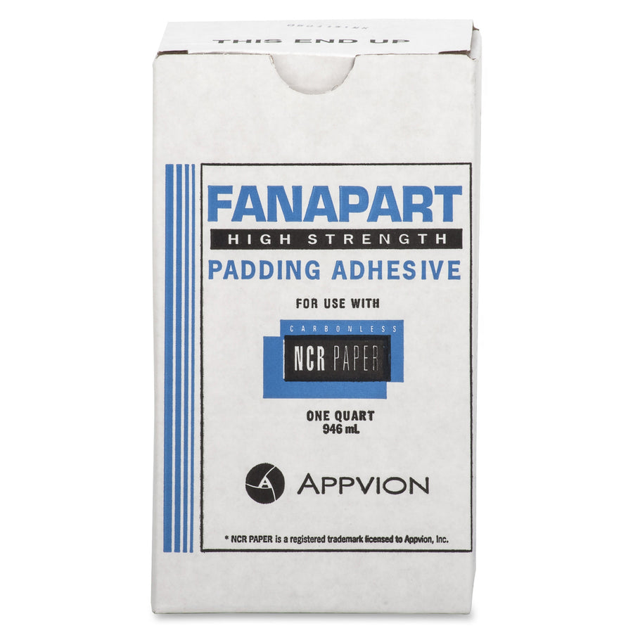 NCR Paper Fanapart Padding Adhesive - 1 quart - 1 Each - 
