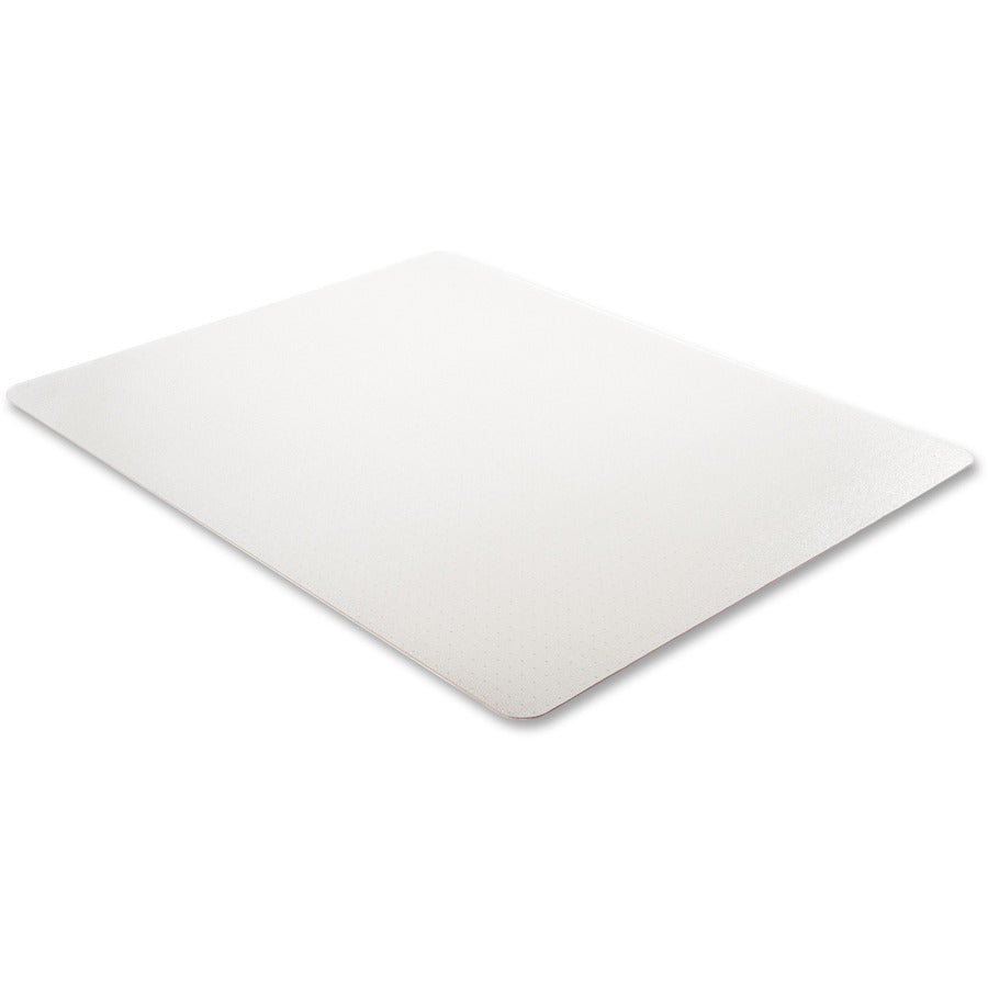 EconoMat Occasional Use Chair Mat, Low Pile Carpet, Flat, 46 x 60, Rectangle, Clear
