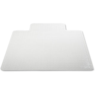DuraMat Moderate Use Chair Mat, Low Pile Carpet, Flat, 36 x 48, Lipped, Clear