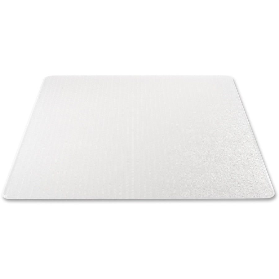 SuperMat Frequent Use Chair Mat, Medium Pile Carpet, Flat, 46 x 60, Rectangle, Clear