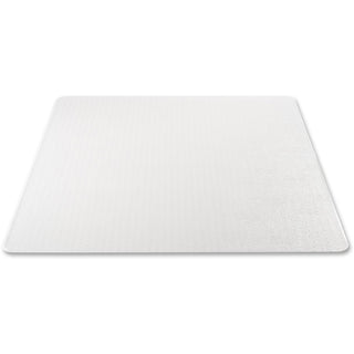 SuperMat Frequent Use Chair Mat, Medium Pile Carpet, Flat, 46 x 60, Rectangle, Clear