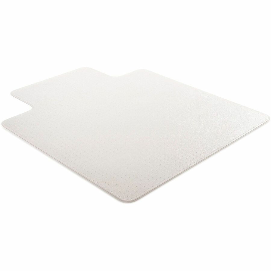 ExecuMat All Day Use Chair Mat for High Pile Carpet, 45 x 53, Wide Lipped, Clear