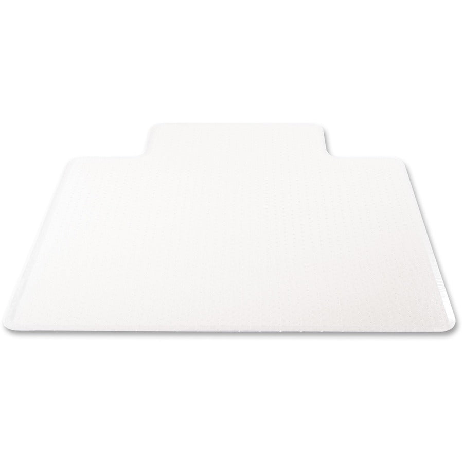 ExecuMat All Day Use Chair Mat for High Pile Carpet, 45 x 53, Wide Lipped, Clear