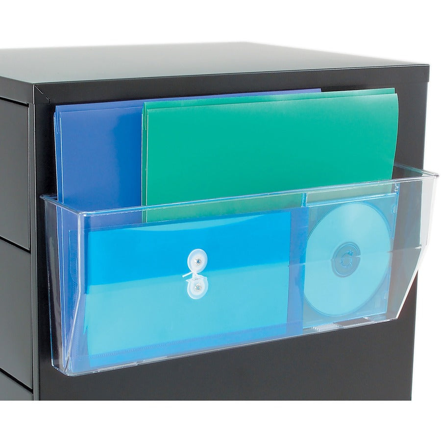Magnetic DocuPocket Wall File, Legal/Letter Size, 15" x 3" x 6.38", Clear