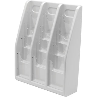 deflecto-multi-compartment-literature-display-12-pockets-198-height-x-158-width-x-5-depthdesktop-durable-lightweight-gray-plastic-1-each_def52809 - 6