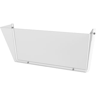 Unbreakable DocuPocket Wall File, Letter Size, 14.5" x 3" x 6.5", Clear