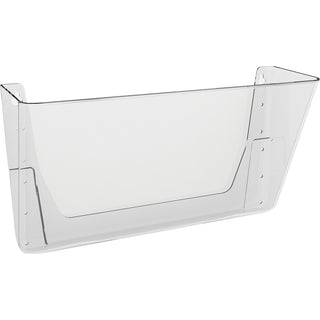 Deflecto EZ Link Stackable DocuPocket - 1 Compartment(s) - 7" Height x 13" Width x 4" Depth - Stackable - Clear - Plastic - 1 Each