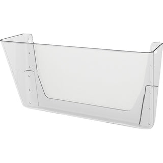 Deflecto EZ Link Stackable DocuPocket - 1 Compartment(s) - 7" Height x 13" Width x 4" Depth - Stackable - Clear - Plastic - 1 Each