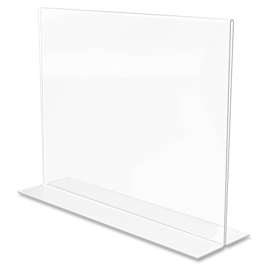 Classic Image Double-Sided Sign Holder, 11 x 8.5 Insert, Clear