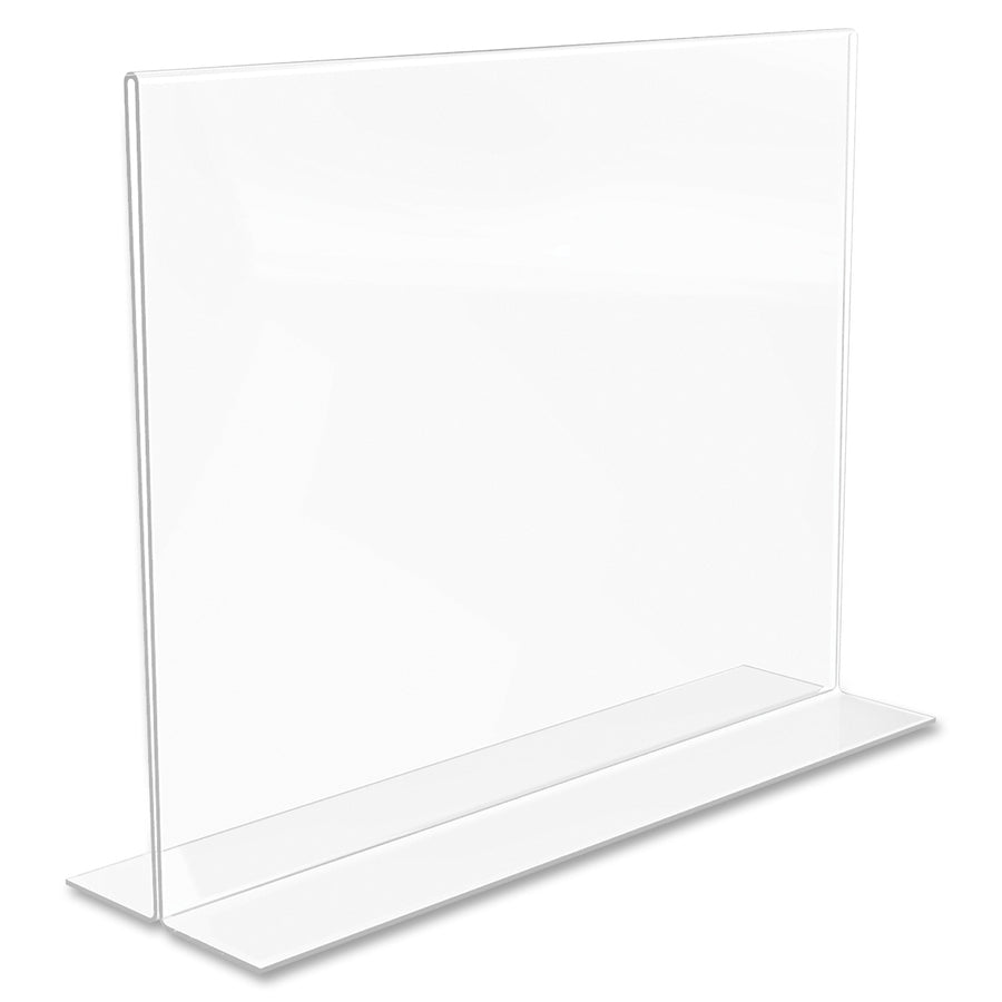 Classic Image Double-Sided Sign Holder, 11 x 8.5 Insert, Clear
