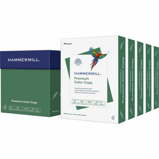 Premium Color Copy Print Paper, 100 Bright, 28 lb Bond Weight, 8.5 x 11, Photo White, 500 Sheets/Ream, 5 Reams/Carton