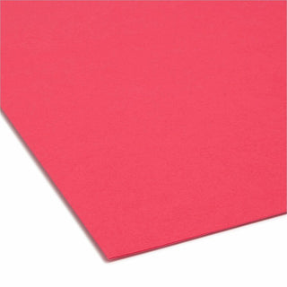 Interior File Folders, 1/3-Cut Tabs: Assorted, Letter Size, 0.75" Expansion, Assorted Colors, 100/Box