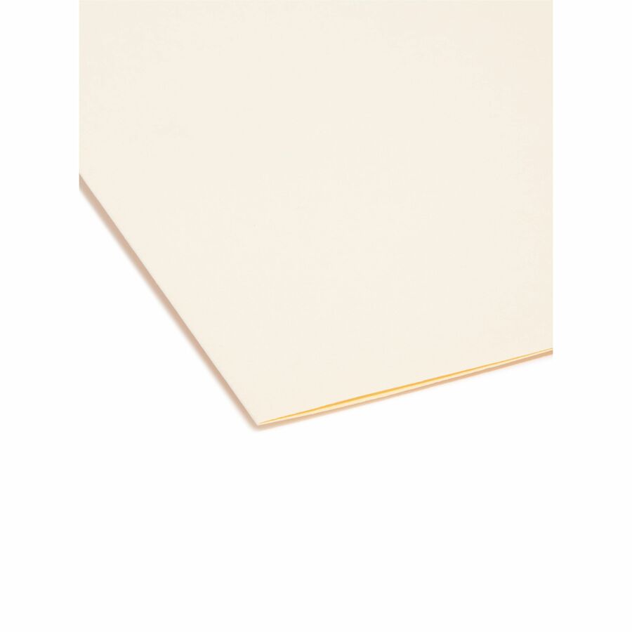 Interior File Folders, 1/3-Cut Tabs: Assorted, Letter Size, 0.75" Expansion, Manila, 100/Box