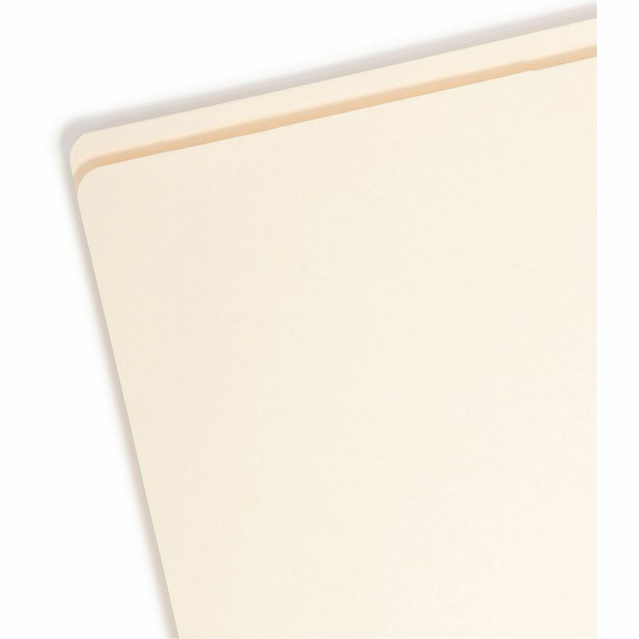 Top Tab File Folders with Inside Pocket, Straight Tabs, Letter Size, Manila, 50/Box