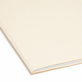 Reinforced Tab Manila File Folders, 1/2-Cut Tabs: Assorted, Letter Size, 0.75" Expansion, 11-pt Manila, 100/Box