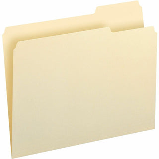 Manila File Folders, 1/3-Cut Tabs: Right Position, Letter Size, 0.75" Expansion, Manila, 100/Box