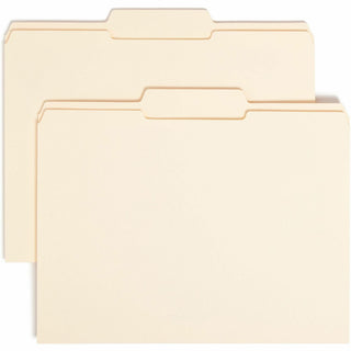 Reinforced Tab Manila File Folders, 1/3-Cut Tabs: Center Position, Letter Size, 0.75" Expansion, 11-pt Manila, 100/Box