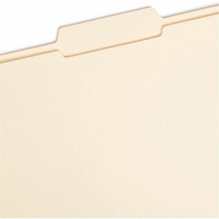 Reinforced Tab Manila File Folders, 1/3-Cut Tabs: Center Position, Letter Size, 0.75" Expansion, 11-pt Manila, 100/Box