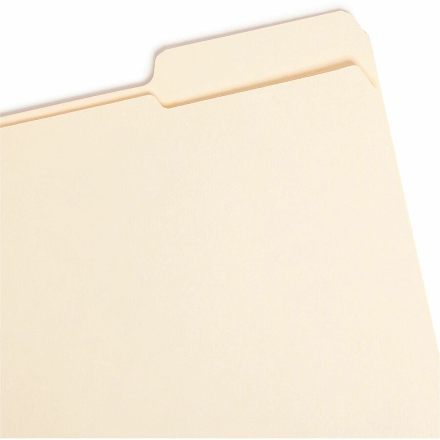 Reinforced Tab Manila File Folders, 1/3-Cut Tabs: Right Position, Letter Size, 0.75" Expansion, 11-pt Manila, 100/Box