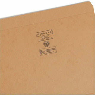 Heavyweight Kraft File Folder, Straight Tabs, Letter Size, 0.75" Expansion, 11-pt Kraft, Brown, 100/Box