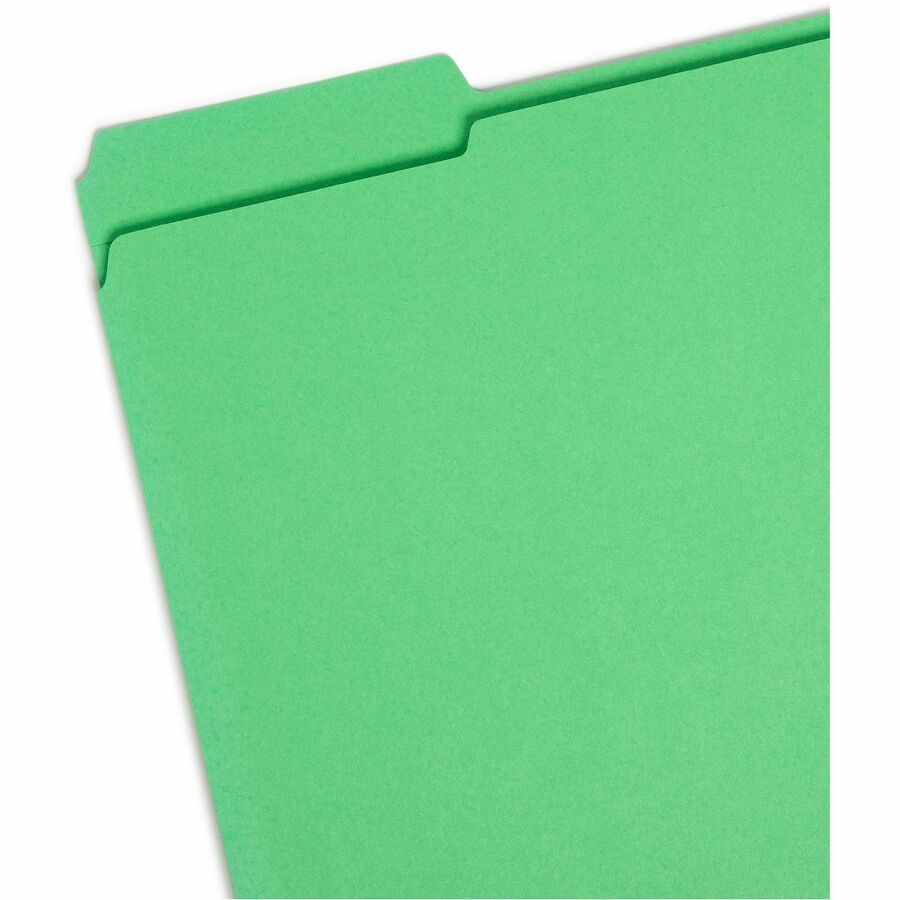 Reinforced Top Tab Colored File Folders, 1/3-Cut Tabs: Assorted, Letter Size, 0.75" Expansion, Assorted Colors, 12/Pack