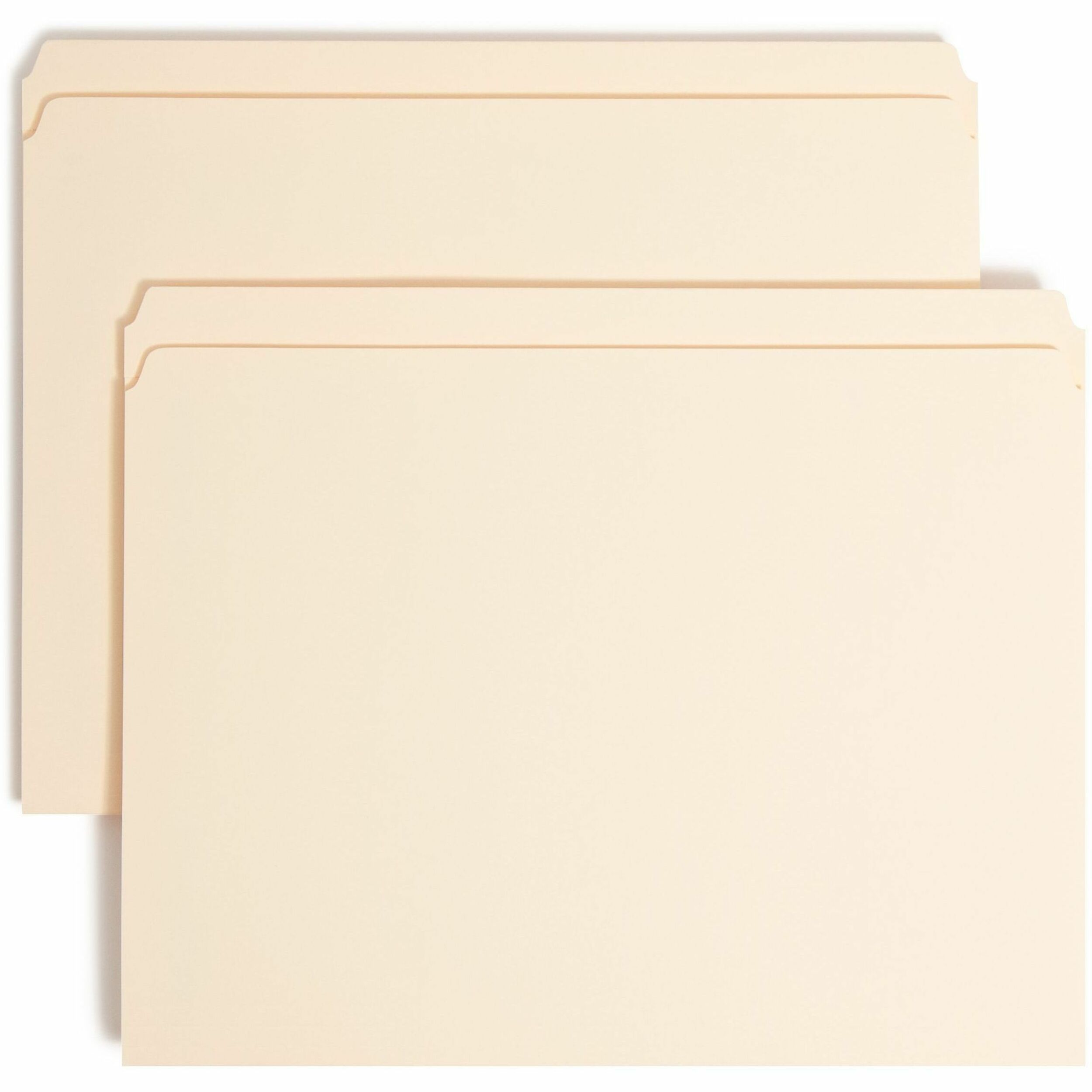 Top Tab Fastener Folders, Straight Tabs, 0.75" Expansion, 1 Fastener, Letter Size, Manila Exterior, 50/Box