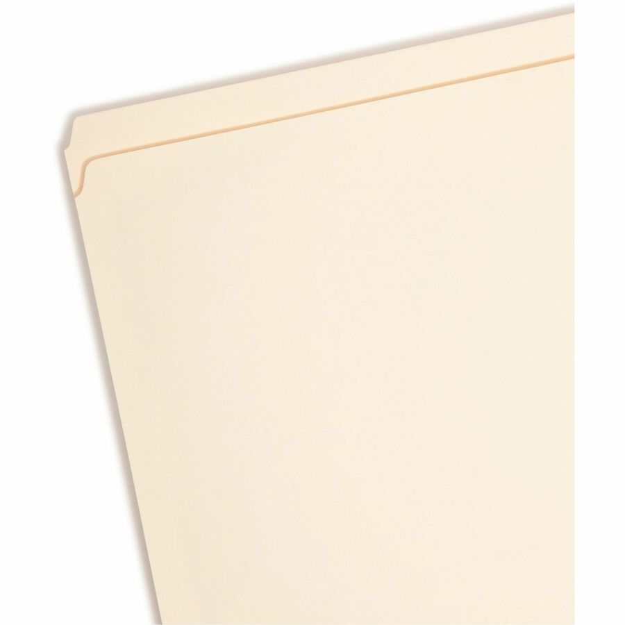 Top Tab Fastener Folders, Straight Tabs, 0.75" Expansion, 1 Fastener, Letter Size, Manila Exterior, 50/Box