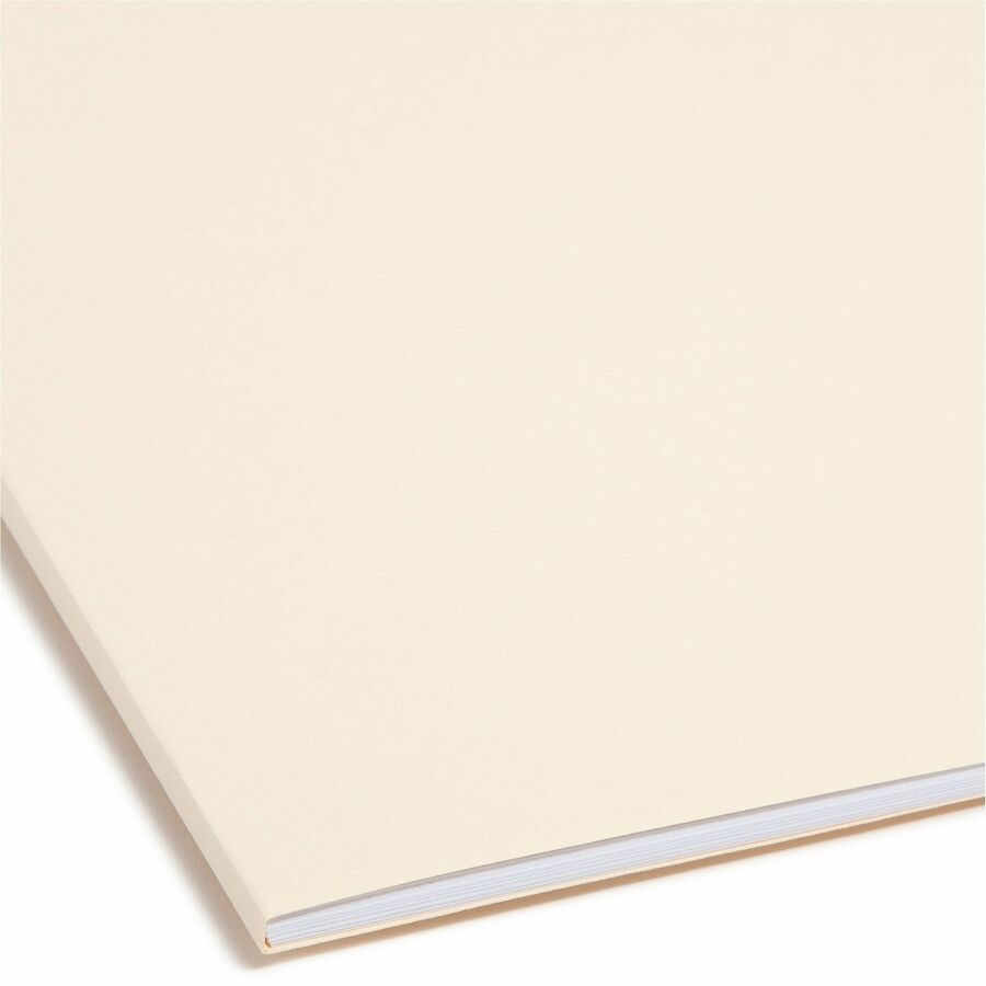 Top Tab Fastener Folders, 1/3-Cut Tabs: Assorted, 0.75" Expansion, 1 Fastener, Letter Size, Manila Exterior, 50/Box