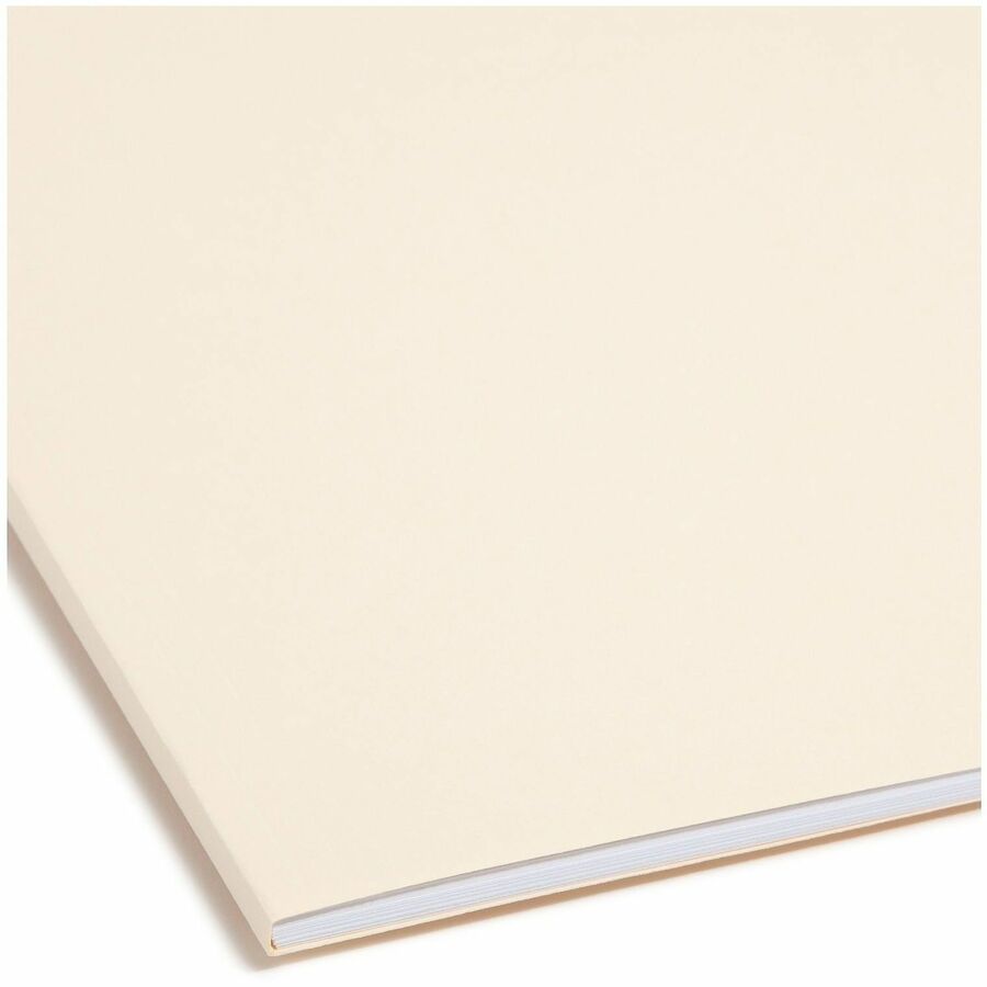 Top Tab Fastener Folders, 1/3-Cut Tabs: Assorted, 0.75" Expansion, 2 Fasteners, Letter Size, Manila Exterior, 50/Box