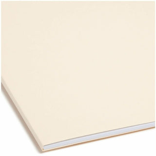 Top Tab Fastener Folders, 1/3-Cut Tabs: Assorted, 0.75" Expansion, 2 Fasteners, Letter Size, Manila Exterior, 50/Box