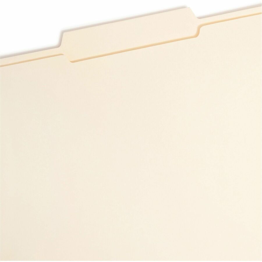 Top Tab Fastener Folders, Guide-Height 2/5-Cut Tabs, 0.75" Expansion, 2 Fasteners, Letter Size, 11-pt Manila, 50/Box