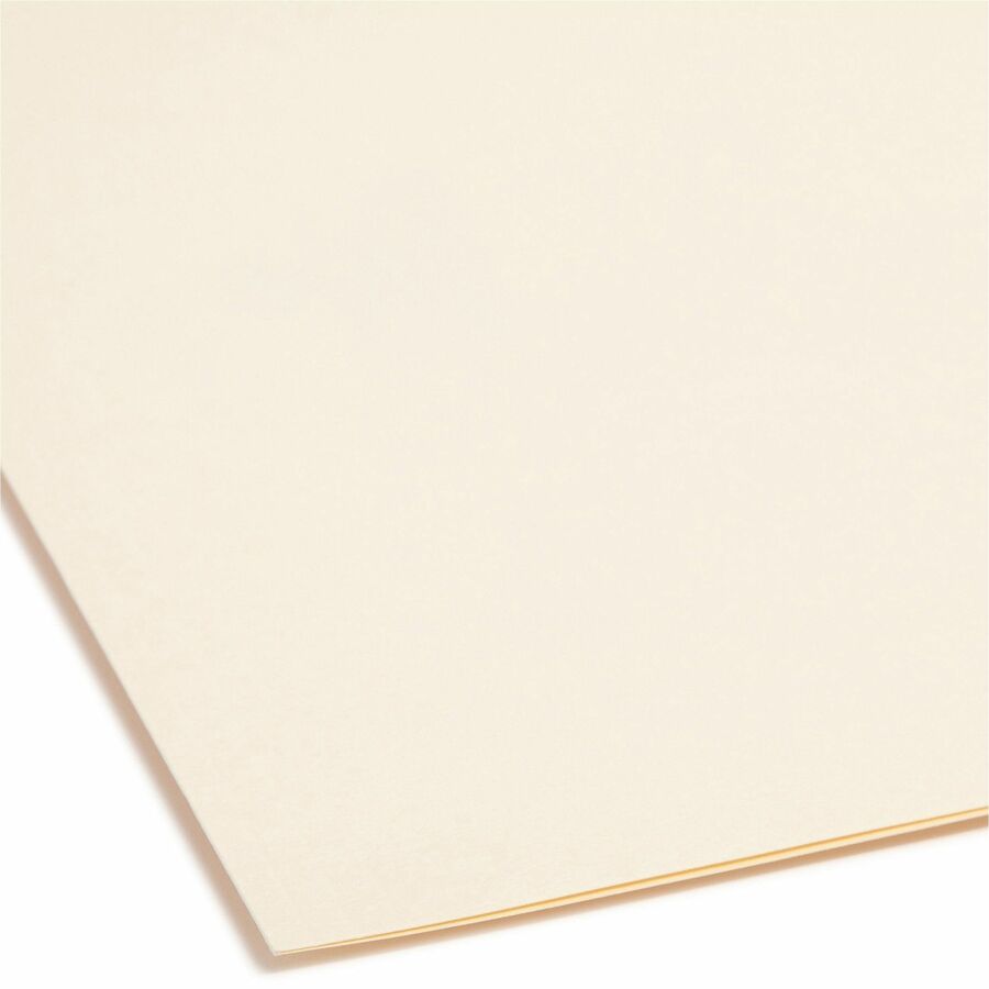 Top Tab Fastener Folders, Guide-Height 2/5-Cut Tabs, 0.75" Expansion, 2 Fasteners, Letter Size, 11-pt Manila, 50/Box