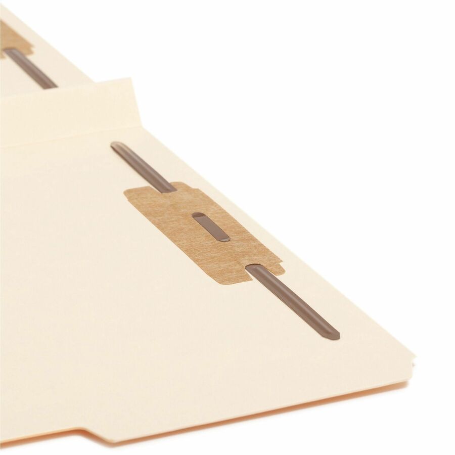 Top Tab Manila Expansion Fastener Folders, 1.5" Expansion, 2 Fasteners, Letter Size, Manila Exterior, 50/Box