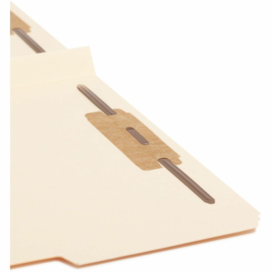 Top Tab Manila Expansion Fastener Folders, 1.5" Expansion, 2 Fasteners, Letter Size, Manila Exterior, 50/Box