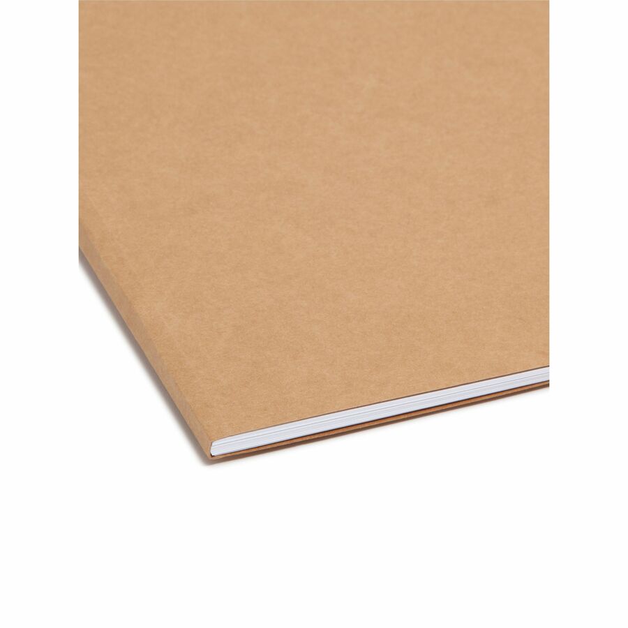 Top Tab Fastener Folders, 1/3-Cut Tabs: Assorted, 0.75" Expansion, 2 Fasteners, Letter Size, Kraft Exterior, 50/Box
