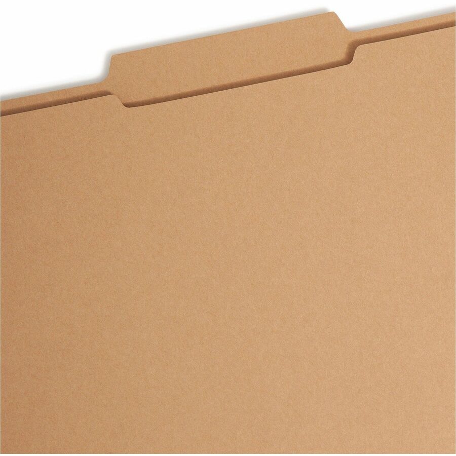 Top Tab Fastener Folders, Guide-Height 2/5-Cut Tabs, 0.75" Expansion, 2 Fasteners, Letter Size, 11-pt Kraft, 50/Box
