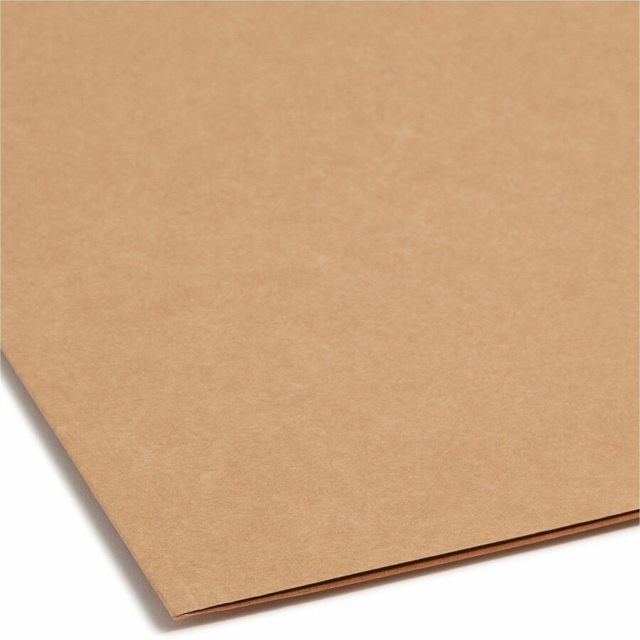 Top Tab Fastener Folders, Guide-Height 2/5-Cut Tabs, 0.75" Expansion, 2 Fasteners, Letter Size, 11-pt Kraft, 50/Box