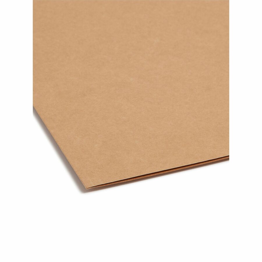 Top Tab Fastener Folders, Guide-Height 2/5-Cut Tabs, 0.75" Expansion, 2 Fasteners, Letter Size, 11-pt Kraft, 50/Box