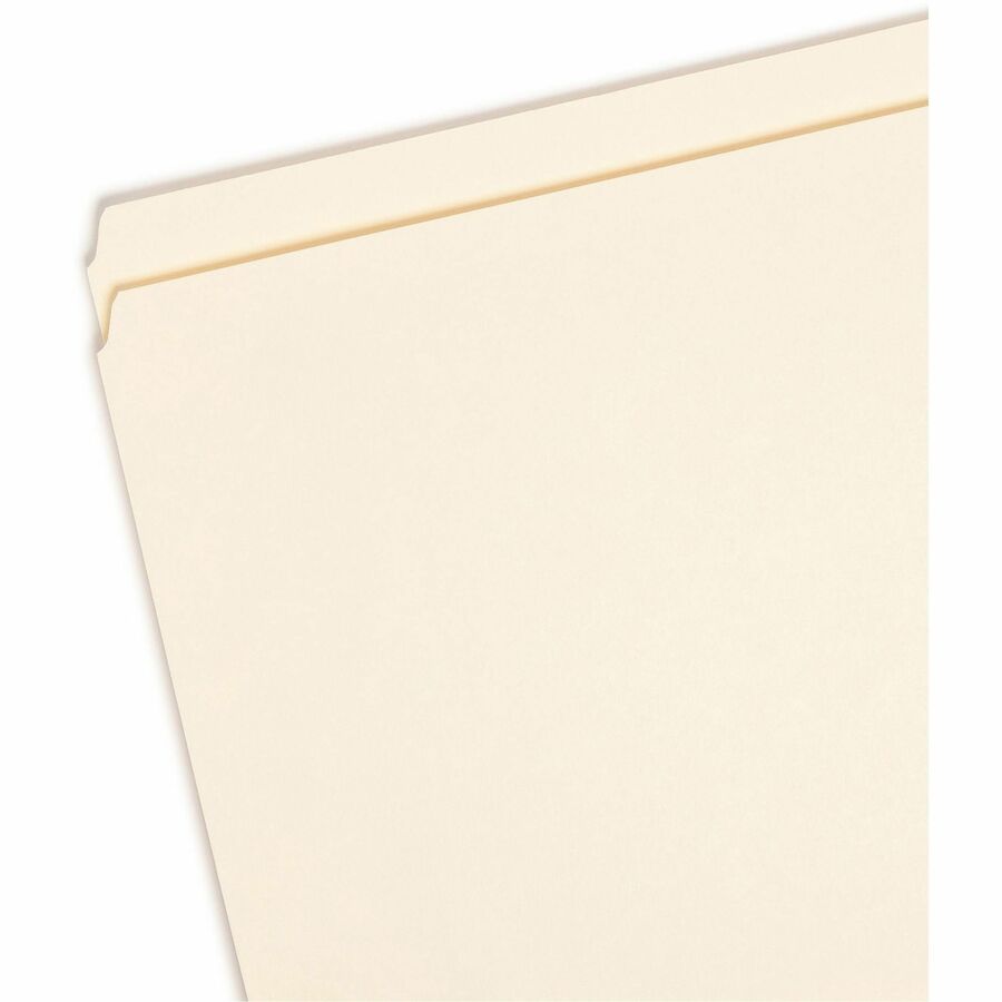 Manila File Folders, Straight Tabs, Legal Size, 0.75" Expansion, Manila, 100/Box