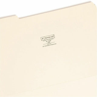 Manila File Folders, 1/3-Cut Tabs: Assorted, Legal Size, 0.75" Expansion, Manila, 100/Box